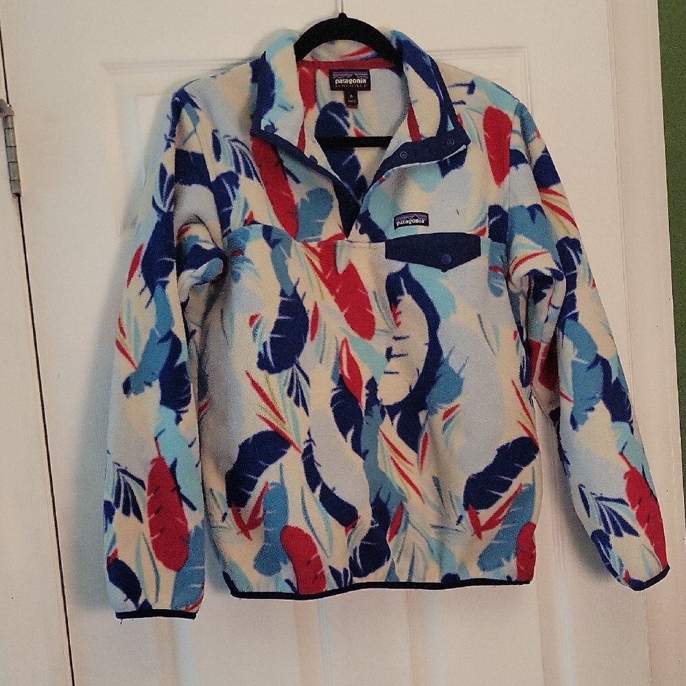 Patagonia Multicolor Feather Fleece Sweater